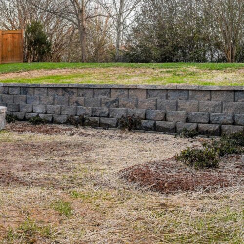 Paver Patio and Retaining Wall EcoGreen Landscaping